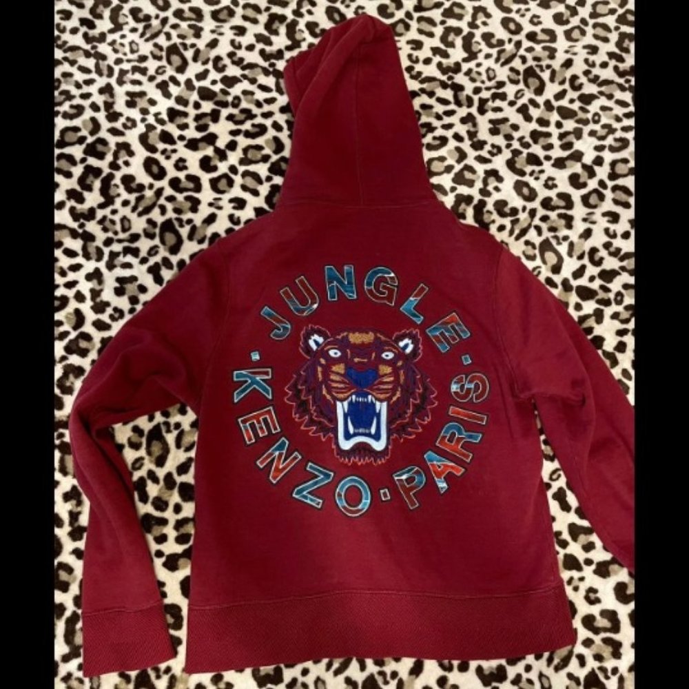 Kenzo Paris Tiger Zip Hoodie